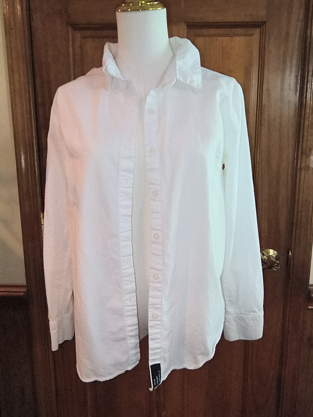 RSQ 100% Cotton White Button-Down Shirt